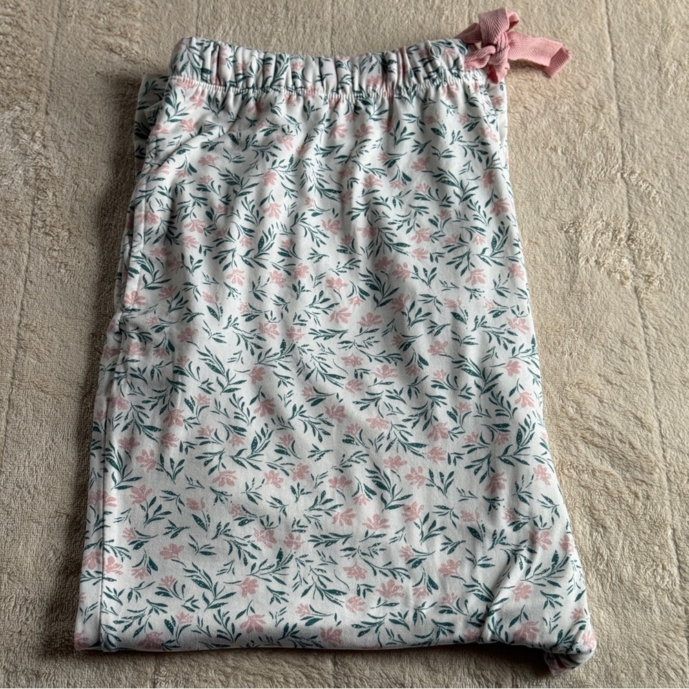 New Directions Floral Pajama Pants with Pink Accents Size L - Picture 3 of 10